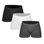 Kit 3 Cuecas Zorba Boxer Fit Modal 689 Masculina CHUMBO