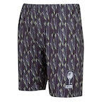 Bermuda Masculina Mormaii Sublimada Beach Tennis Series PRETO/VERDE