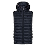 Colete Puffer Tommy Hilfiger Padded Global Stripe Vest - Masculino AZUL ESCURO