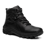 Coturno Bota Adventure Masculino Couro Califórnia Horse PRETO