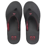 Chinelo Reef Mick Fanning Black Red - Masculino PRETO