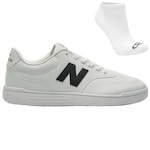 Kit Tênis New Balance Bb80 + Par De Meias - Masculino BRANCO/PRETO