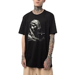 Camiseta Mcd Estátua Santa - Masculina PRETO