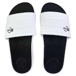 Chinelo Masculino Gaspea Way Br Sports Slide BRANCO/PRETO