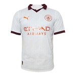 Camisa Manchester City Away Puma 2023/24 Uniforme 2 Torcedor - Masculina BRANCO