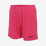 Short Nike Dri-Fit Park - Feminino PRETO/VERMELHO