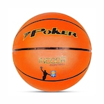 Bola De Basquete Poker Oficial N 7 Indoor Unissex LARANJA