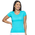 Camiseta Run More Baby Look Essencial - Feminina AZUL