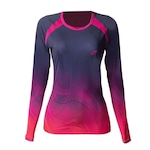 Camiseta Manga Longa Mormaii Beach Tennis Feminina Estampada ROXO