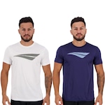 Kit Camiseta Penalty X - 2 Unidades - Masculina BRANCO/AZUL ESC