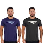 Kit Camiseta Penalty X - 2 Unidades - Masculina AZUL ESC/PRETO