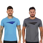 Kit Camiseta Penalty X - 2 Unidades - Masculina AZUL/CINZA