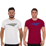 Kit Camiseta Penalty X - 2 Unidades - Masculina BRANCO/VERMELHO