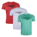 Kit 3 Camisetas Penalty X Masculina VERMELHO/VERDE