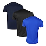 Kit 3 Camisetas Penalty X Masculina AZUL CLA/AZUL ESC