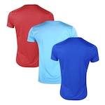 Kit 3 Camisetas Penalty X Masculina AZUL/VERMELHO