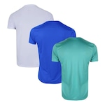 Kit 3 Camisetas Penalty X Masculina Azul/Verde