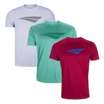 Kit Camiseta Penalty X - 3 Unidades - Masculino VERDE/VERMELHO