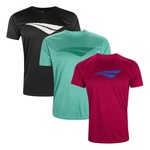 Kit Camiseta Penalty X - 3 Unidades - Masculino VERDE/PRETO