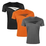 Kit Camiseta Penalty X - 3 Unidades - Masculino PRETO/CINZA