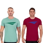 Kit Camiseta Penalty X - 2 Unidades - Masculino VERDE/VERMELHO