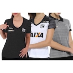 Kit Camisa do Ceará 2018 Topper - 3 Unidades - Feminino BRANCO/PRETO