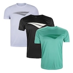 Kit Camiseta Penalty X - 3 Unidades - Masculino VERDE/BRANCO