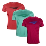 Kit Camiseta Penalty X - 3 Unidades - Masculino VERMELHO/VERDE