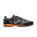 Chuteira Society Joma Top Flex Masculina PRETO/LARANJA