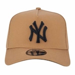 Boné Aba Curva New Era 940 Sn New York Yankees - Snapback - Adulto MARROM/PRETO