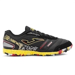 Chuteira Society Joma Mundial - Adulto PRETO/AMARELO