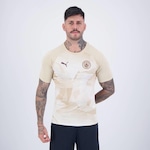 Camisa Puma Manchester City Pré Jogo 2025 Puma - Masculina BEGE