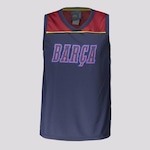 Camiseta Regata Barcelona Braziline Faculty - Infantil AZUL ESCURO