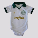 Body do Palmeiras Torcida Baby Premium 2024 - Infantil BRANCO