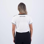 Blusa Cropped do Vasco da Gama Brisk Braziline - Feminino BRANCO