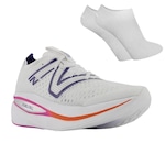 Tênis New Balance Fuelcell Supercomp + Par de Meia - Feminino BRANCO