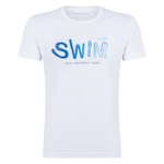 Camiseta Mormaii Natação Swin Com Proteção Uv Masculina BRANCO