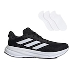 Tênis Adidas Response Super + 3 Pares de Meias - Masculino PRETO/BRANCO