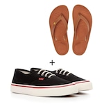 Tênis Redley Originals + Chinelo Redley Solar - Unissex PRETO/MARROM