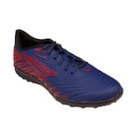 Chuteira Society Masculino Penalty Bravo Society Y3 AZUL ESC/VERMELHO