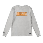 Camiseta Manga Longa Grizzly Og Stamp Long Sleeve Masculino CINZA