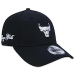 Boné Aba Curva New Era 9Forty Chicago Bulls Nba All Classic - Adulto PRETO