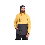 Jaqueta com Capuz Galapagos Anorak Impermeável Snow - Masculina Amarelo/Preto