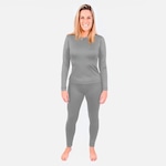 Calça Térmica Segunda Pele Rt Feminino Frio Intenso Viagens Neve Esportes Aventura 250G CHUMBO