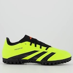 Chuteira Society adidas Predator 24 Club - Adulto Amarelo/Preto