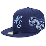 Boné Aba Reta New Era 59Fifty Branded All Sea Voyage - Fechado - Masculino AZUL