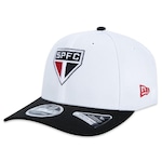 Boné New Era 9Fifty Stretch Snap São Paulo Futebol - Snapback - Masculino BRANCO