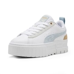 Tênis Puma Mayze Mix White Turquoise - Feminino BRANCO