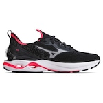 Tênis Mizuno Wave Mirai 6  - Feminino PRETO/ROSA