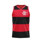 Camiseta Regata do Flamengo Retrô Libertadores Braziline - Masculina Vermelho/Preto